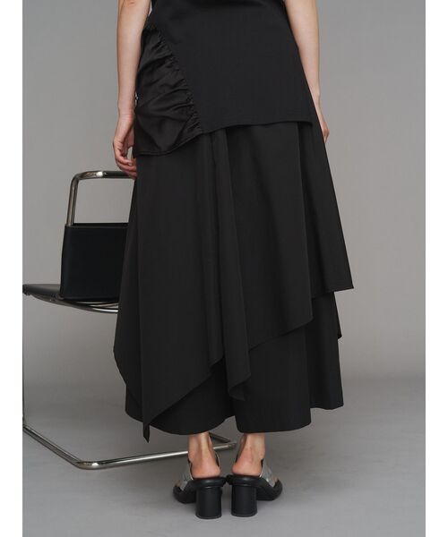 ASYMME LAYERED PT / アシメレイヤードパンツ（その他パンツ）｜UN3D