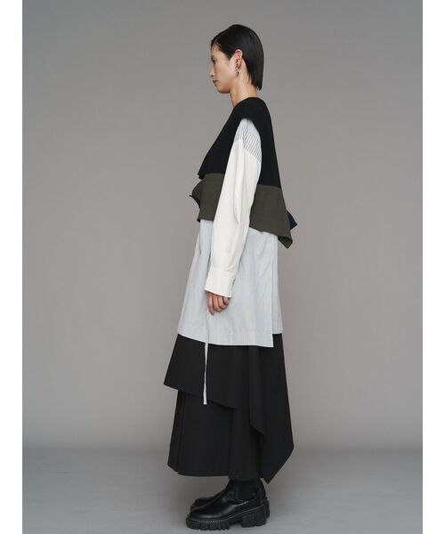 ASYMME LAYERED PT アシメレイヤードパンツ ASYMME LAYERED PT / アシメレイヤードパンツ（その他パンツ）｜UN3D