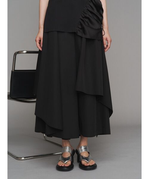 ASYMME LAYERED PT / アシメレイヤードパンツ（その他パンツ）｜UN3D