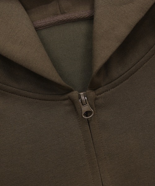 and it_（アンドイット）の「ダンボールニットゆったりこなれフルジップパーカー（パーカー・レディース・ブルーグレー/ブラック/ブラウン・FREE）」の15枚目の写真