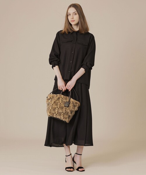 MACKINTOSH LONDON（マッキントッシュ ロンドン）の「【婦人画報11月号掲載】エコペルファーバイブリーBAG（ショルダーバッグ・レディース・ベージュ系その他3・FREE）」の3枚目の写真