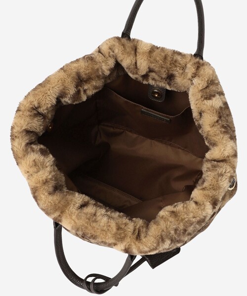 MACKINTOSH LONDON（マッキントッシュ ロンドン）の「【婦人画報11月号掲載】エコペルファーバイブリーBAG（ショルダーバッグ・レディース・ベージュ系その他3・FREE）」の6枚目の写真