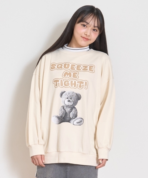7days】テディベアBIGトレーナー（スウェット）｜LOVETOXIC