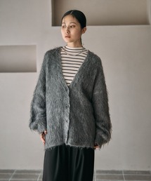 LEPSIM | 5ゲージシャギーVカーディガン 603944(カーディガン/ボレロ)