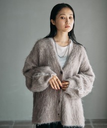 LEPSIM | 5ゲージシャギーVカーディガン　603944(カーディガン/ボレロ)