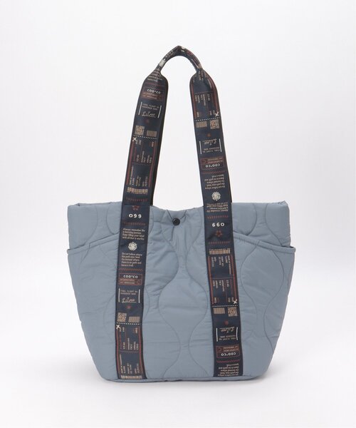notch.(ノッチ)の「【Cooco】オリ柄テープキルティングBAG(トートバッグ・レディース・オフホワイト/ブルー/ブラック/オリーブ・ONESIZE)」の7枚目の写真