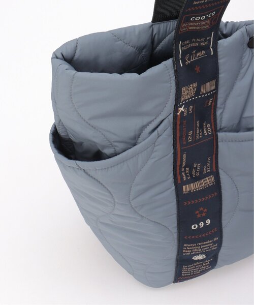 notch.(ノッチ)の「【Cooco】オリ柄テープキルティングBAG(トートバッグ・レディース・オフホワイト/ブルー/ブラック/オリーブ・ONESIZE)」の12枚目の写真