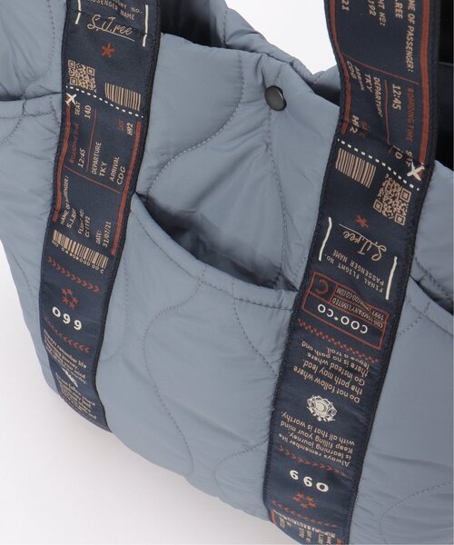 notch.(ノッチ)の「【Cooco】オリ柄テープキルティングBAG(トートバッグ・レディース・オフホワイト/ブルー/ブラック/オリーブ・ONESIZE)」の13枚目の写真