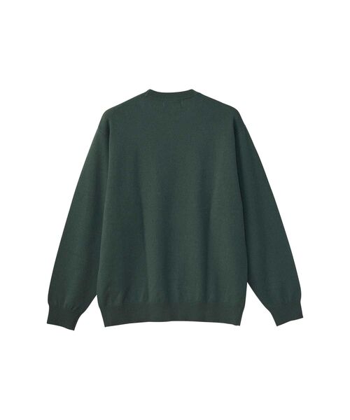 HYSTERIC GLAMOUR(ヒステリックグラマー)の「VIXEN GIRLワッペン セーター(ニット/セーター・メンズ・ブラック/トップグレー/カーキ/ブルー・MEDIUM/LARGE)」の5枚目の写真