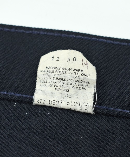 Levi's(リーバイス)の「【USED】90’s Levi's 10517 ポリエステル パンツ USA製(スラックス・メンズ・ネイビー・SMALL)」の5枚目の写真