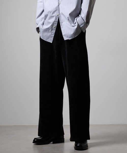 revertical（リバーティカル）の「コーデュロイワイドパンツ（その他パンツ・メンズ・チャコールグレー/ブラック・M/L）」の2枚目の写真