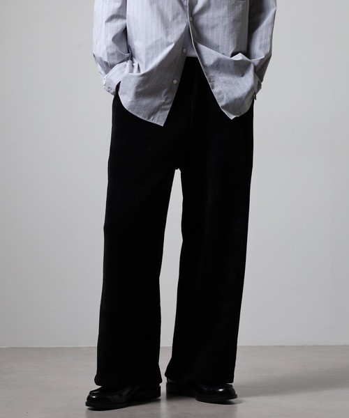 revertical（リバーティカル）の「コーデュロイワイドパンツ（その他パンツ・メンズ・チャコールグレー/ブラック・M/L）」の4枚目の写真