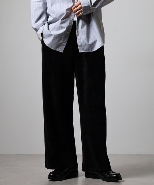 revertical（リバーティカル）の「コーデュロイワイドパンツ（その他パンツ・メンズ・チャコールグレー/ブラック・M/L）」の3枚目の写真