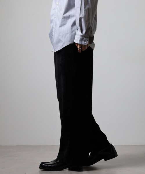revertical（リバーティカル）の「コーデュロイワイドパンツ（その他パンツ・メンズ・チャコールグレー/ブラック・M/L）」の5枚目の写真