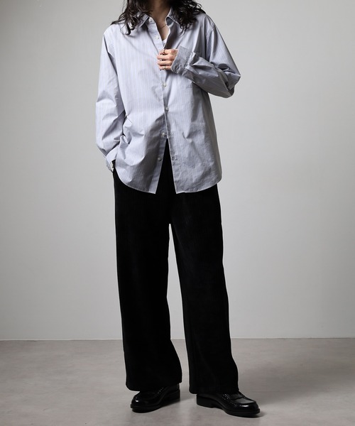 revertical（リバーティカル）の「コーデュロイワイドパンツ（その他パンツ・メンズ・チャコールグレー/ブラック・M/L）」の6枚目の写真