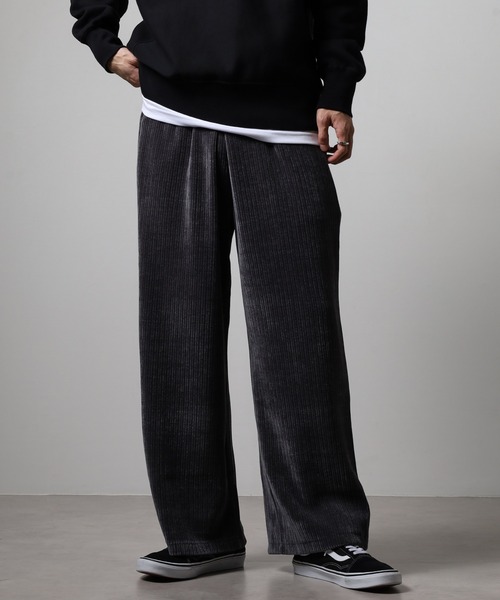 revertical（リバーティカル）の「コーデュロイワイドパンツ（その他パンツ・メンズ・チャコールグレー/ブラック・M/L）」の12枚目の写真