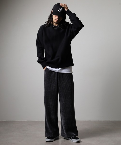 revertical（リバーティカル）の「コーデュロイワイドパンツ（その他パンツ・メンズ・チャコールグレー/ブラック・M/L）」の14枚目の写真