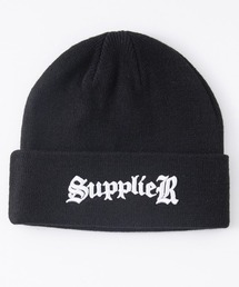 SUPPLIER｜サプライヤーのニットキャップ/ビーニー（ブラック