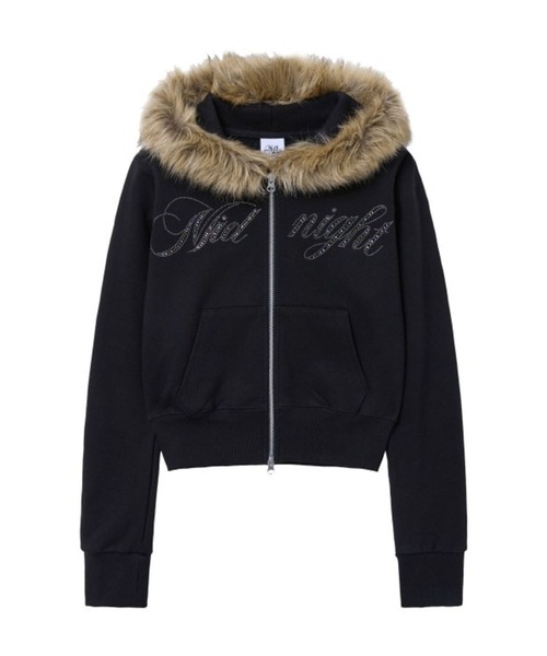 Midnight Move／クロップファージップアップ（パーカー）｜Midnight