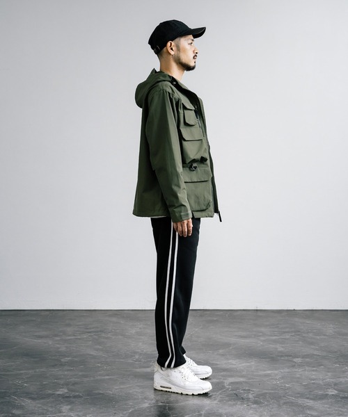 Rocky Monroe(ロッキーモンロー)の「裏起毛サイドラインバルーンスウェットジョガーパンツ(スウェットパンツ・メンズ・オートミール/チャコール/グレイッシュベージュ/ブラック・M/L/XL)」の12枚目の写真