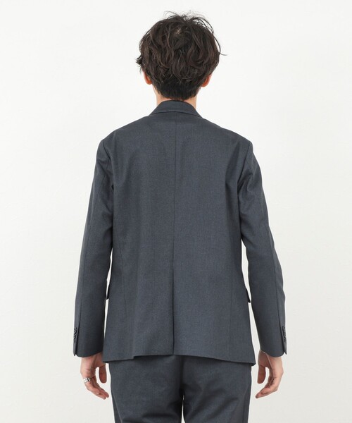 NOLLEY’S(ノーリーズ)の「《ビジカジ/セットアップ対応》SOFT THERMO ウォッシャブルジャケット 25AW(テーラードジャケット・メンズ・ネイビー/チャコールグレー/グレー・S/M/L/XL/XXL)」の12枚目の写真