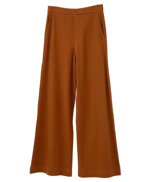 CONVERSE TOKYO(コンバーストウキョウ)の「RIB WIDE BUGGY PANTS(その他パンツ・レディース・キャメル/チャコールグレー・FREE)」の15枚目の写真