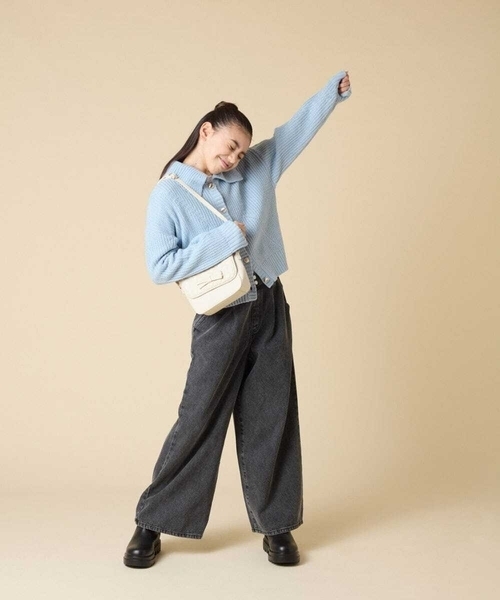 a.v.v（アーヴェヴェ）の「[130-160]襟付きカーディガン（カーディガン/ボレロ・キッズ・ダークインディゴブルー/チャコールグレー・160/140/150/130）」の13枚目の写真