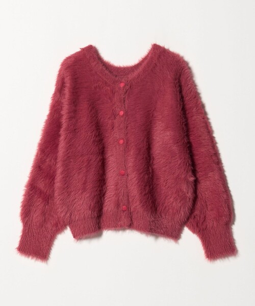A DAY IN THE LIFE UNITED ARROWS(アデイインザライフユナイテッドアローズ)の「フェザーボリューム 2WAY カーディガン <A DAY IN THE LIFE>(カーディガン/ボレロ・レディース・オフホワイト/ベージュ/ダークグレー/ピンク・FREE)」の4枚目の写真