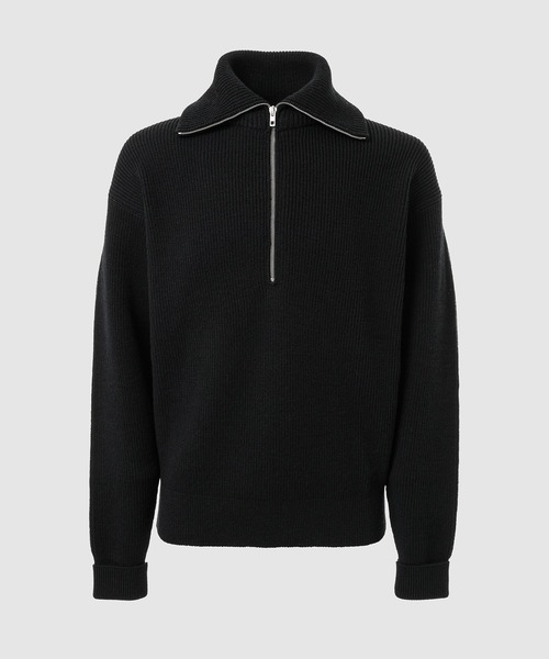 CHRISTOPHE LEMAIRE スエード ニットブルゾン ジップジャケット CHRISTOPHE LEMAIRE スエード ニットブルゾン ジップジャケット