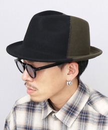 Sense of Grace（センスオブグレース）の「ウールフェルト パッチワーク 中折れハット（ハット・レディース）」