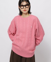 トップス nico niko and…（ニコアンド） 7分袖カットソー FREE ブルー レディース