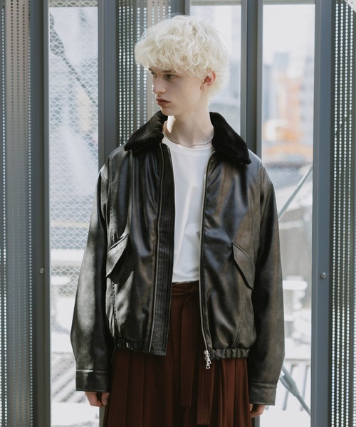 エアサーマルエリファレザー HARE（ハレ） ブルゾン アウター エアサーマルエリファーレザー