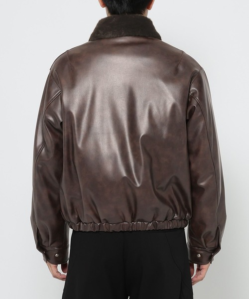 【未着用】HARE エアサーマルエリファーレザーブルゾン Sサイズ HARE（ハレ） ブルゾン アウター エアサーマルエリファーレザー