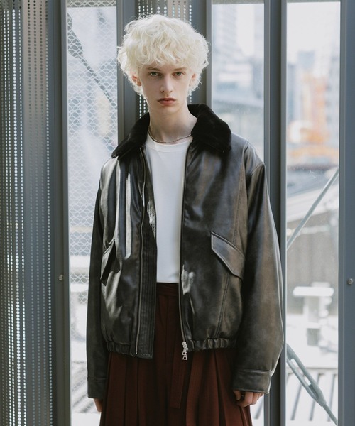 【未着用】HARE エアサーマルエリファーレザーブルゾン Sサイズ セール】エアサーマルエリファーレザーブルゾン(HARE)（ブルゾン