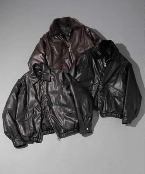 エアサーマルエリファーレザーブルゾン(HARE)（ブルゾン）｜HARE（ハレ