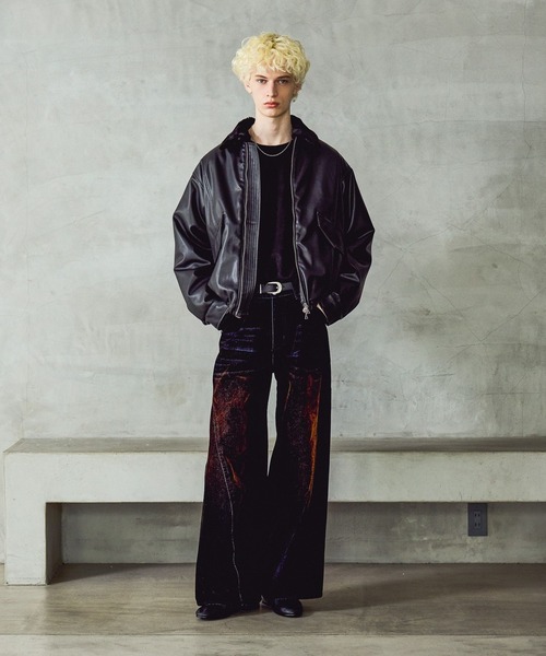 セール】エアサーマルエリファーレザーブルゾン(HARE)（ブルゾン