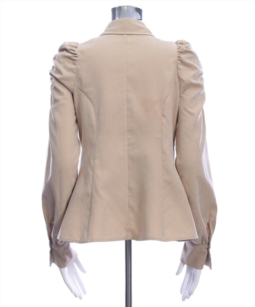 clear（クリア）の「ピーチリボンタックシャツ[大人 カジュアル フェミニン ガーリー]≪AW新作≫（シャツ/ブラウス・レディース・ブラウン/ベージュ/キャメル・F）」の12枚目の写真