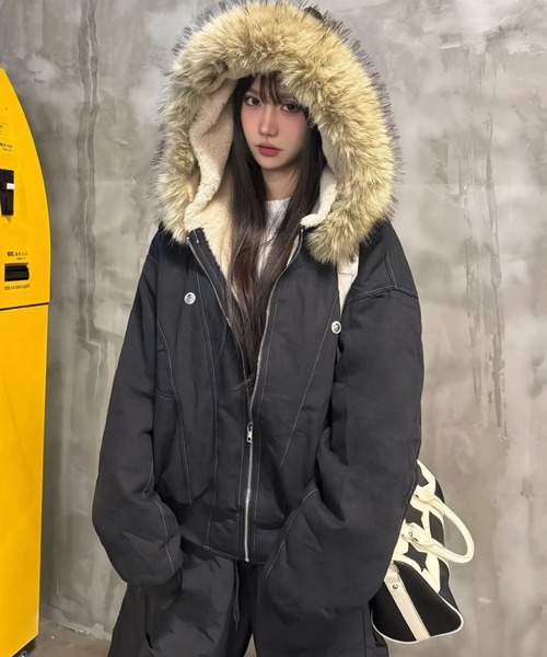 GOOD NIGHT BEAR ジャガードプルオーバー&ショートパンツセット