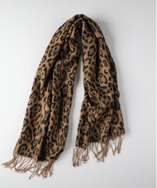 セール】【HONEYSUCKLE ROSE】アニマル柄 大判ストール (レオパード