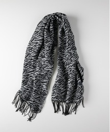 Right-on | 【HONEYSUCKLE ROSE】アニマル柄 大判ストール (レオパード / ゼブラ / 防寒 / ギフト)(ストール/ショール)