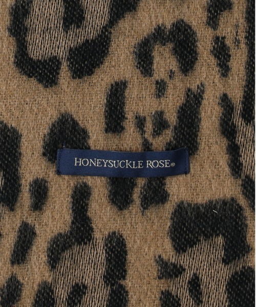 Right-on（ライトオン）の「【HONEYSUCKLE ROSE】アニマル柄 大判ストール (レオパード / ゼブラ / 防寒 / ギフト)（ストール/ショール・レディース・ブラック/ベージュ・ONE SIZE）」の5枚目の写真