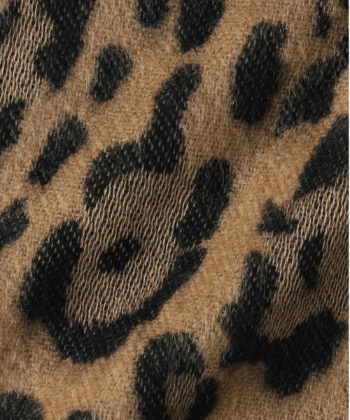 Right-on（ライトオン）の「【HONEYSUCKLE ROSE】アニマル柄 大判ストール (レオパード / ゼブラ / 防寒 / ギフト)（ストール/ショール・レディース・ブラック/ベージュ・ONE SIZE）」の7枚目の写真