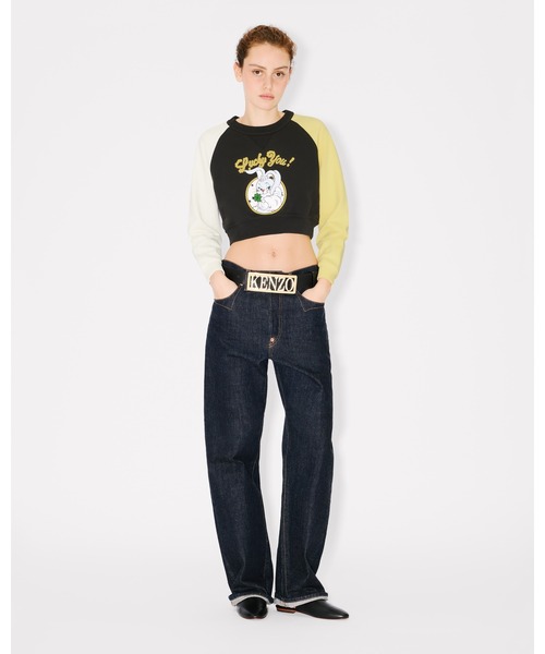 KENZO(ケンゾー)の「'KENZO Cartoon' コットン クロップド スウェット(スウェット・レディース・ブラック系その他5・MEDIUM/SMALL/X-SMALL)」の5枚目の写真
