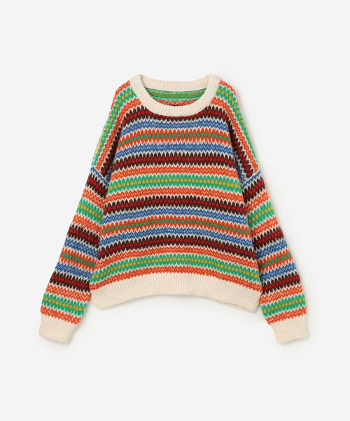 Bshop（ビショップ）の「monitaly |フェアアイル ニットプルオーバー