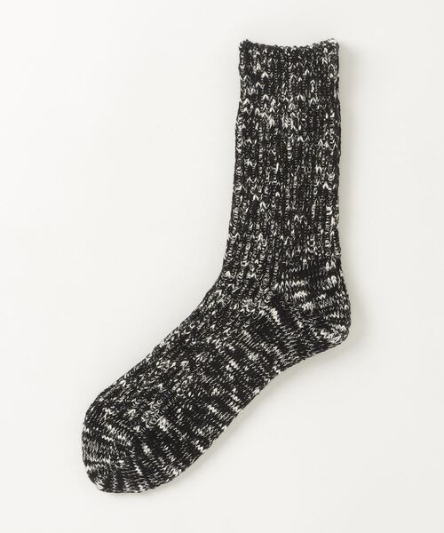 ROSTER SOX（ロスターソックス）の「ROSTER SOX/ロスターソックス　BIG SLUB 60 RIB SOCKS メンズ レディース（ソックス/靴下・メンズ・ピンク/モスグリーン/イエロー/ブルー/ブラック・1/2）」の2枚目の写真