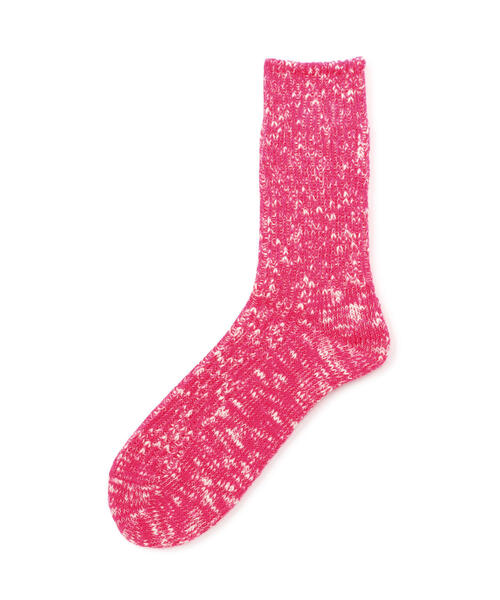 ROSTER SOX（ロスターソックス）の「ROSTER SOX/ロスターソックス　BIG SLUB 60 RIB SOCKS メンズ レディース（ソックス/靴下・メンズ・ピンク/モスグリーン/イエロー/ブルー/ブラック・1/2）」の8枚目の写真