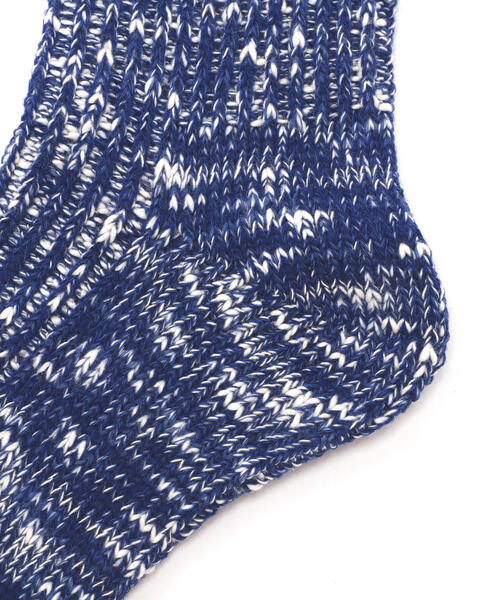 ROSTER SOX（ロスターソックス）の「ROSTER SOX/ロスターソックス　BIG SLUB 60 RIB SOCKS メンズ レディース（ソックス/靴下・メンズ・ピンク/モスグリーン/イエロー/ブルー/ブラック・1/2）」の10枚目の写真