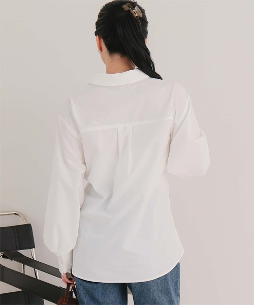 miette（ミエット）の「ウエストレイヤードライクシャツ（シャツ/ブラウス・レディース・ブルー系その他/オフホワイト/ブルー/ピンク/イエロー・FREE）」の11枚目の写真