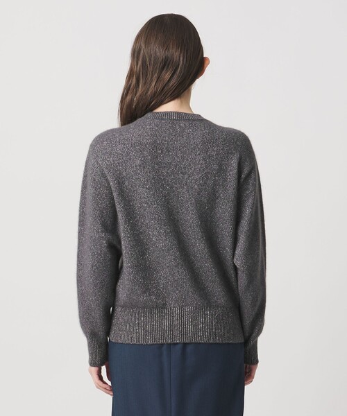 セール】フォックス ウール ラメ クルーネック ニット（ニット