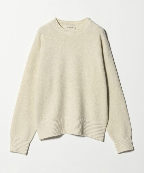 今季商品フォックス ウール ラメ クルーネック ニット セール】フォックス ウール ラメ クルーネック ニット（ニット